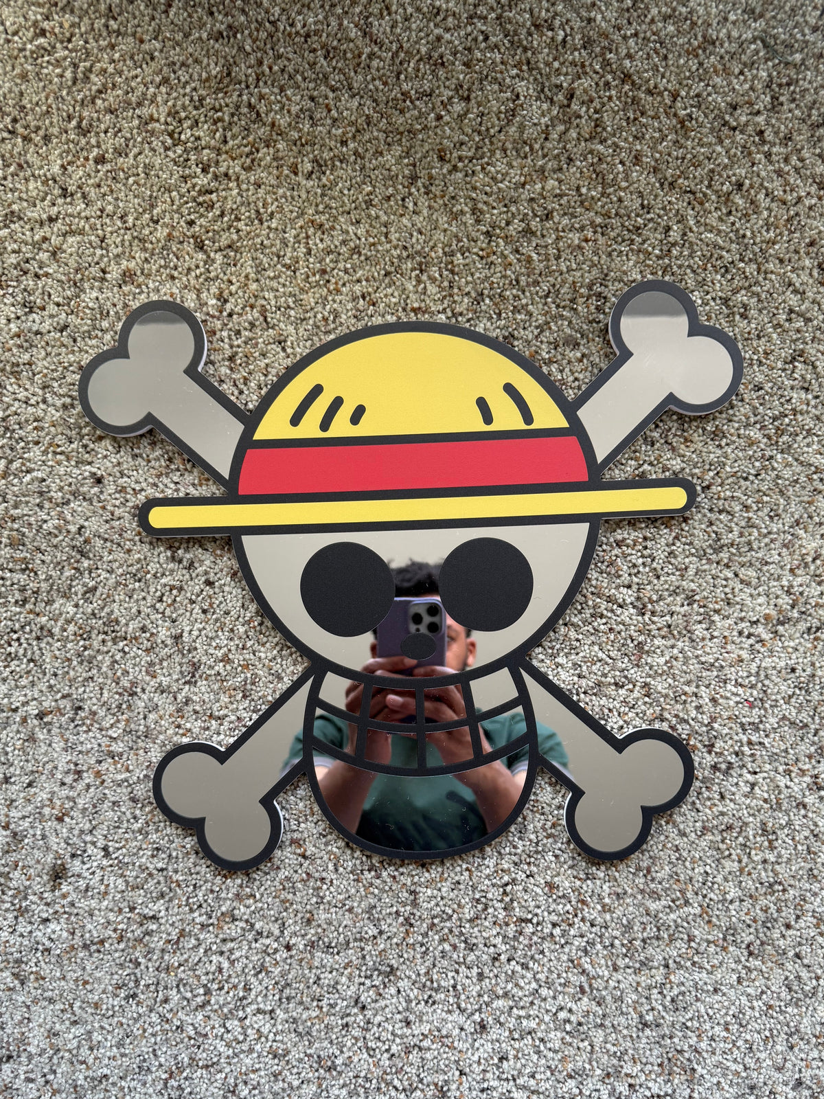 Strawhat anime wall mirror by KIZUNA — view 1