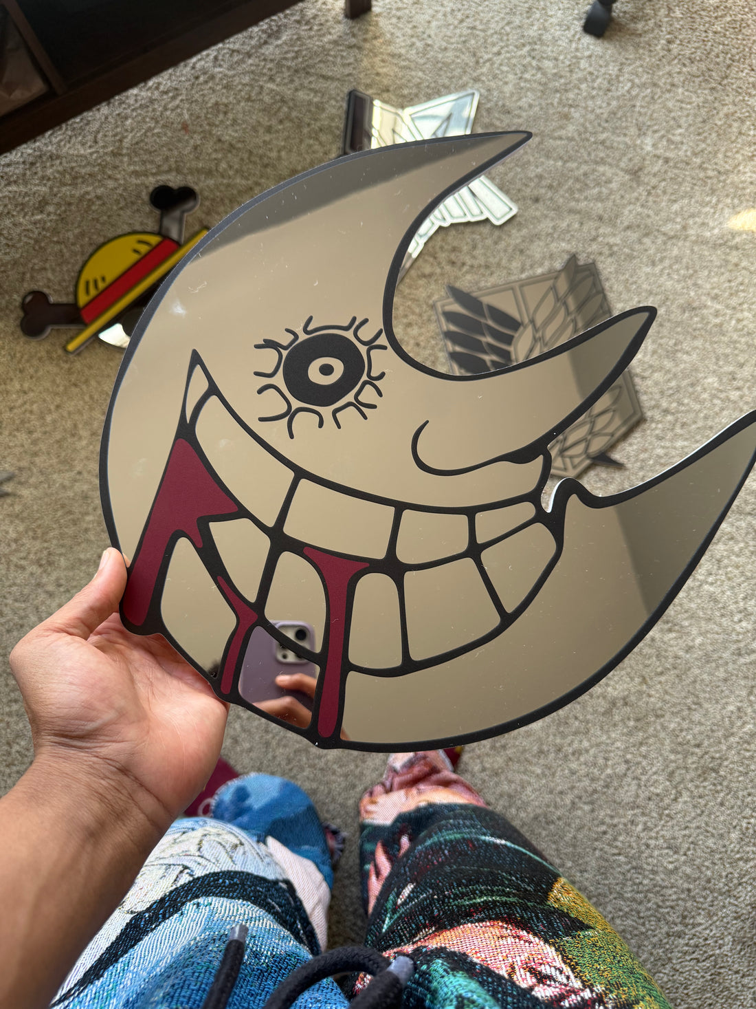 Sun and Moon Mirror anime wall mirror by KIZUNA — view 3