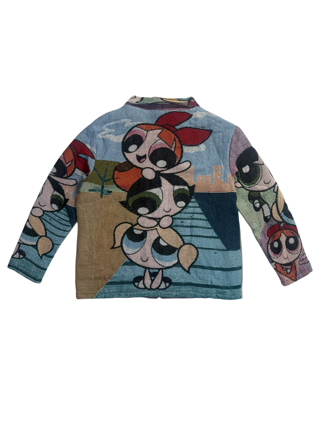 Powerpuff Girls anime jacket by KIZUNA — back view
