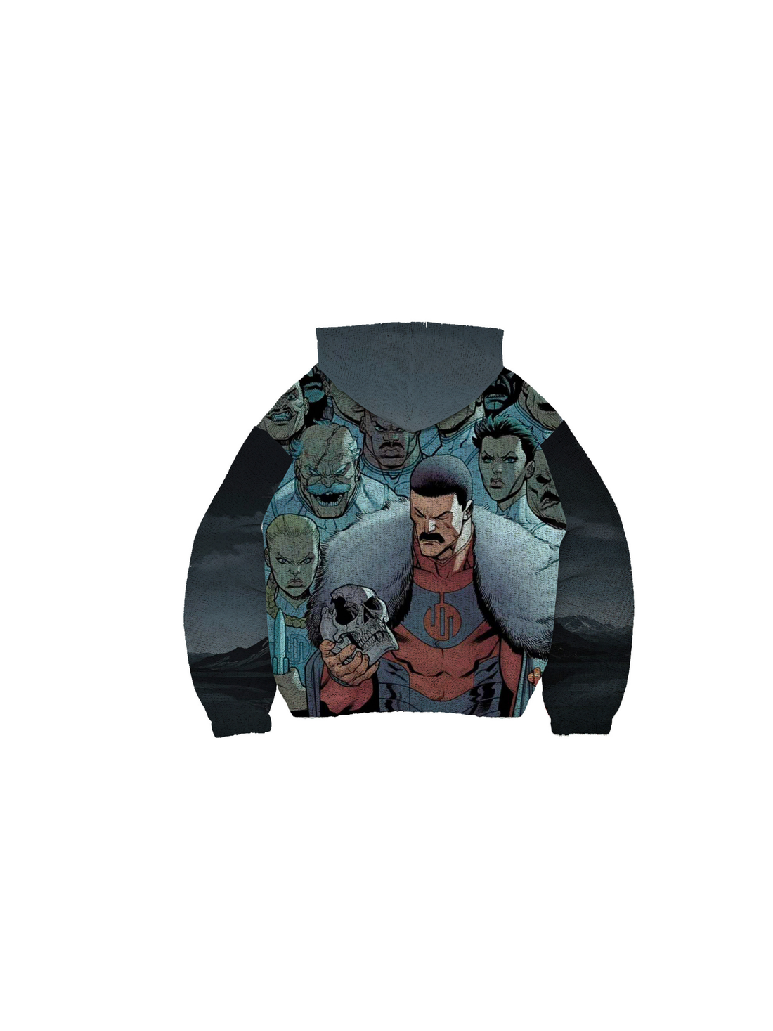 Viltrumite Hoodie by KIZUNA — back view
