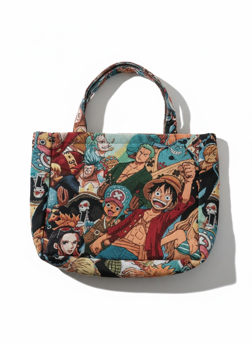 Straw Hat anime canvas tote bag by KIZUNA — view 1