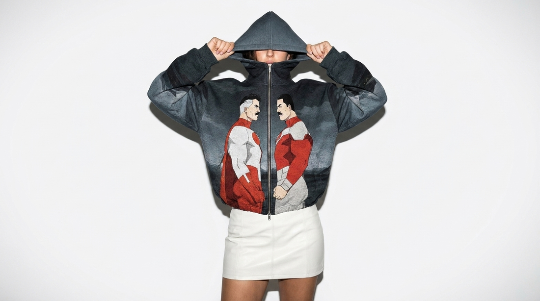 Viltrumite Hoodie by KIZUNA — detail view