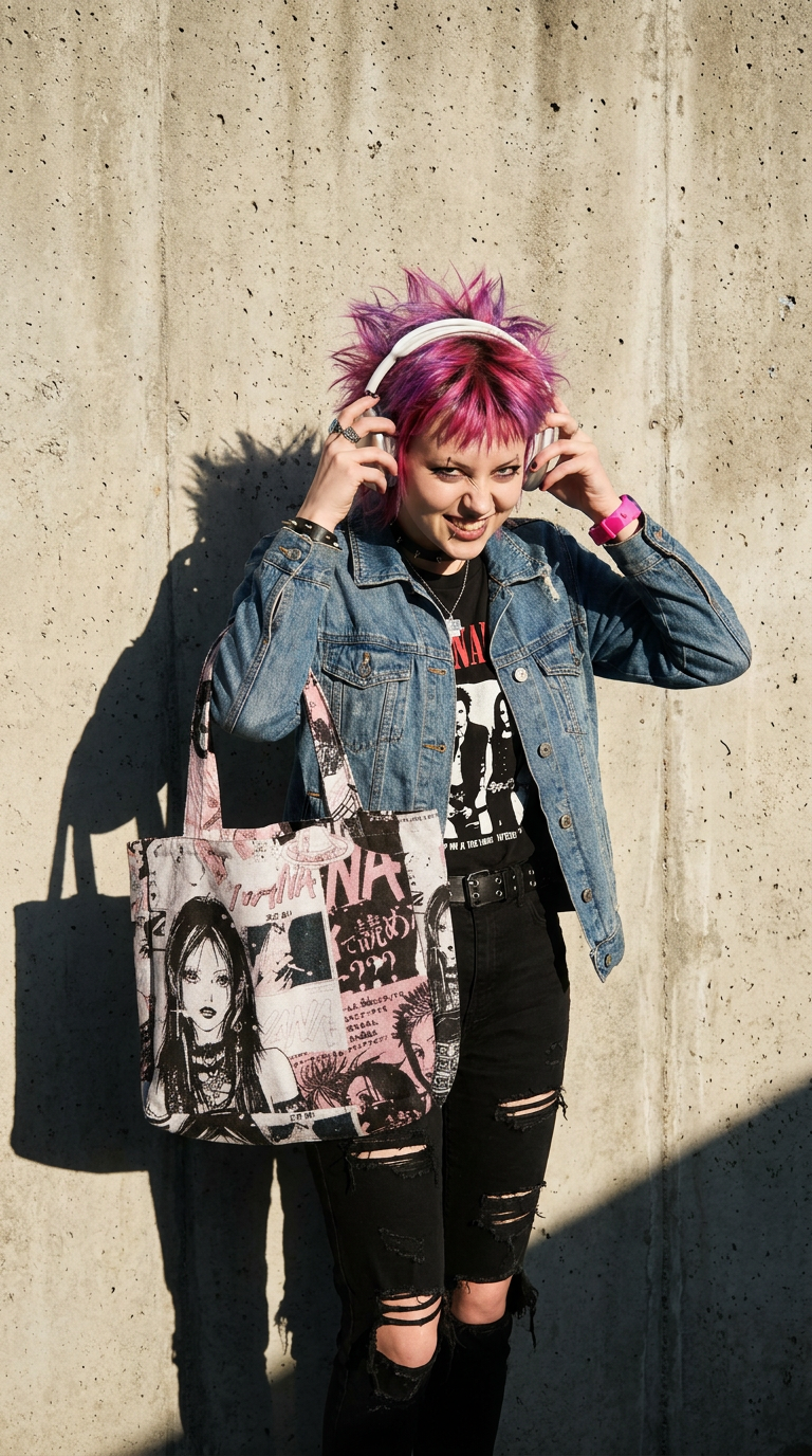 NANA anime canvas tote bag by KIZUNA — view 3
