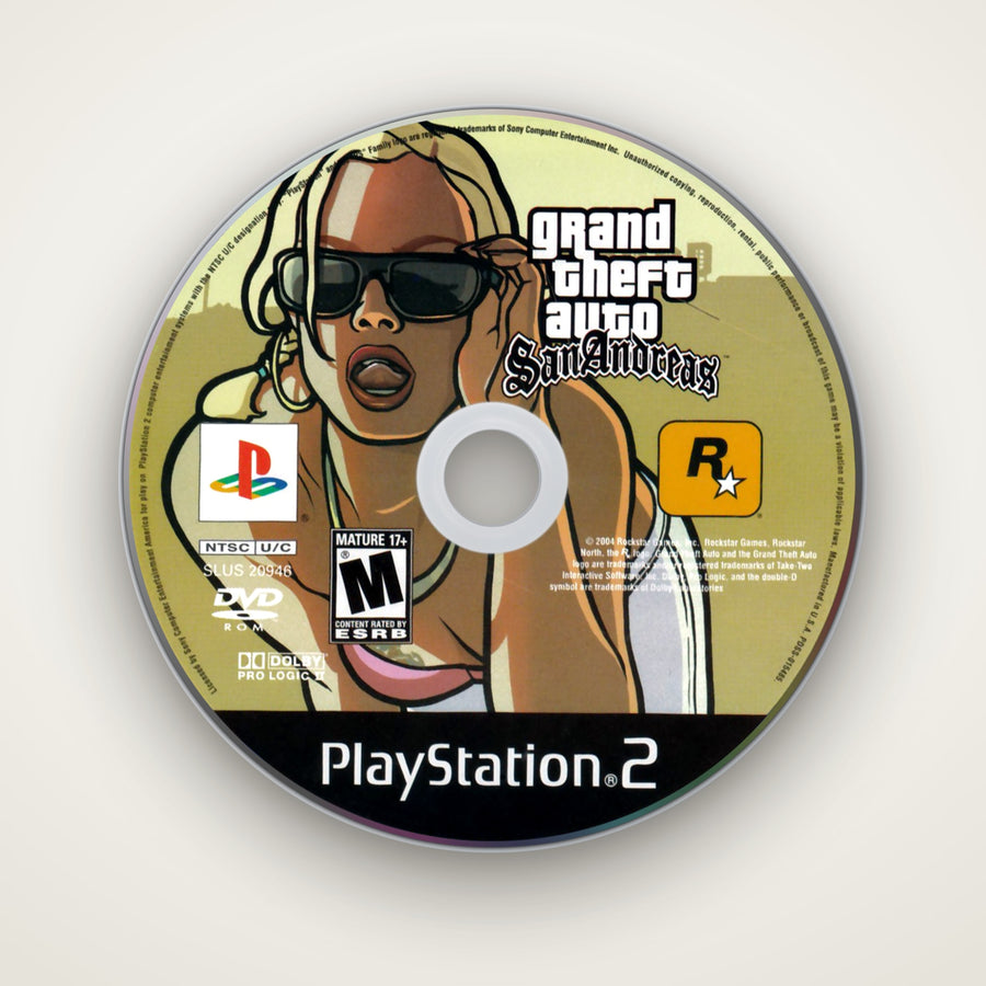 GTA San Andreas PS2 disc coaster by KIZUNA