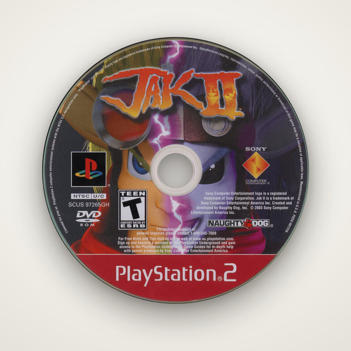 Jak II PS2 disc coaster by KIZUNA