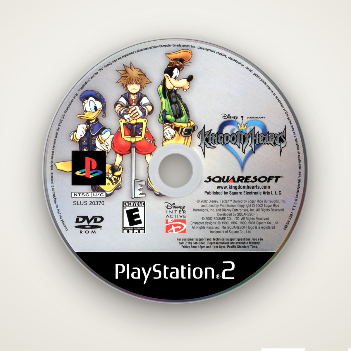 Kingdom Hearts PS2 disc coaster by KIZUNA
