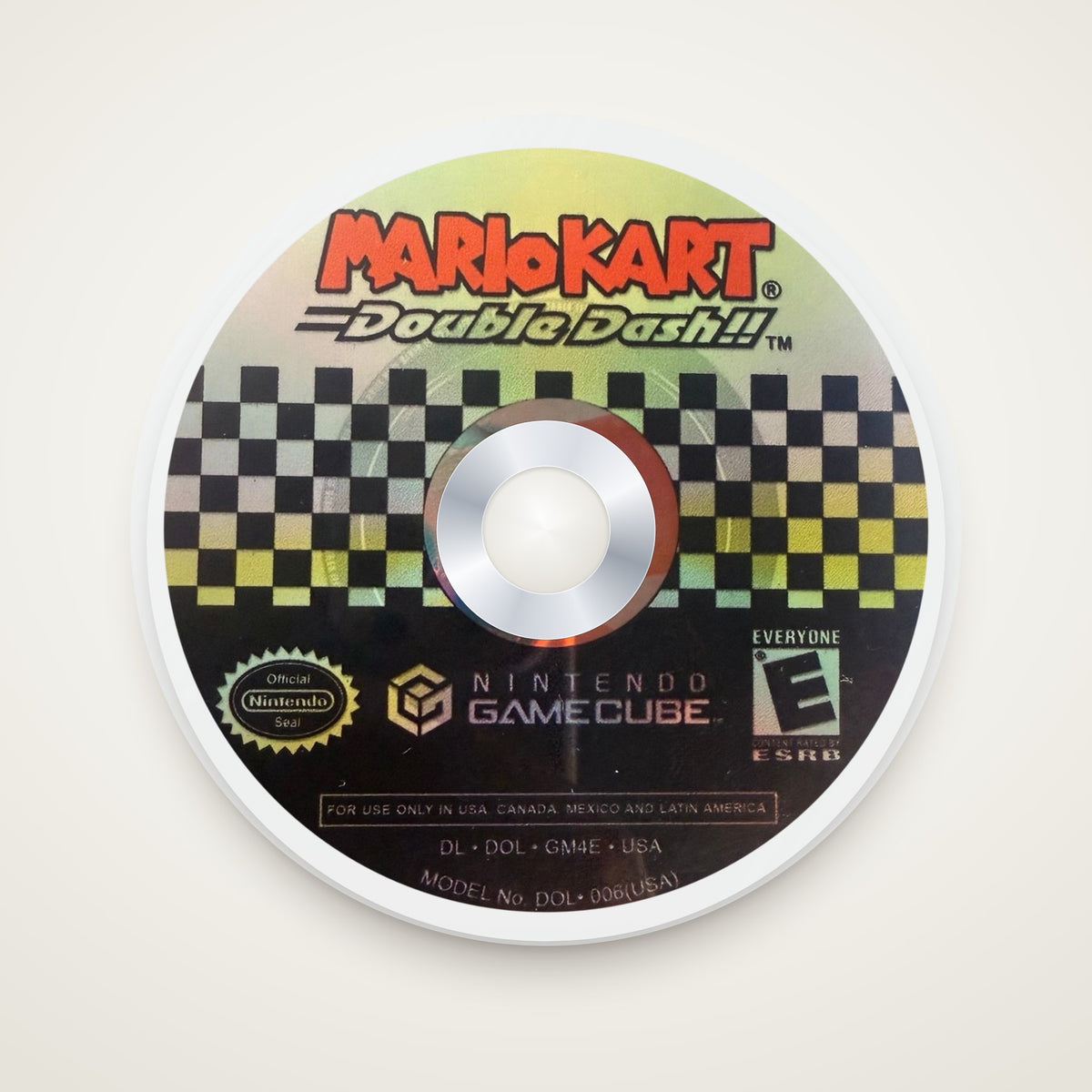 Mario Kart Double Dash GameCube disc coaster by KIZUNA
