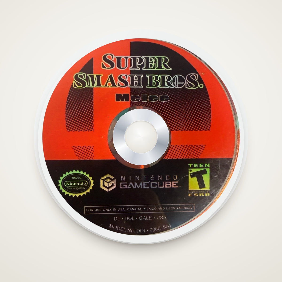 Melee GameCube disc coaster by KIZUNA