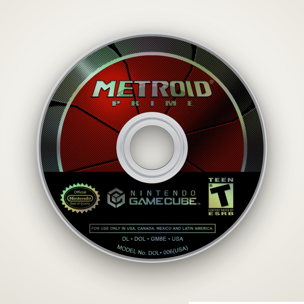 Metroid Prime GameCube disc coaster by KIZUNA