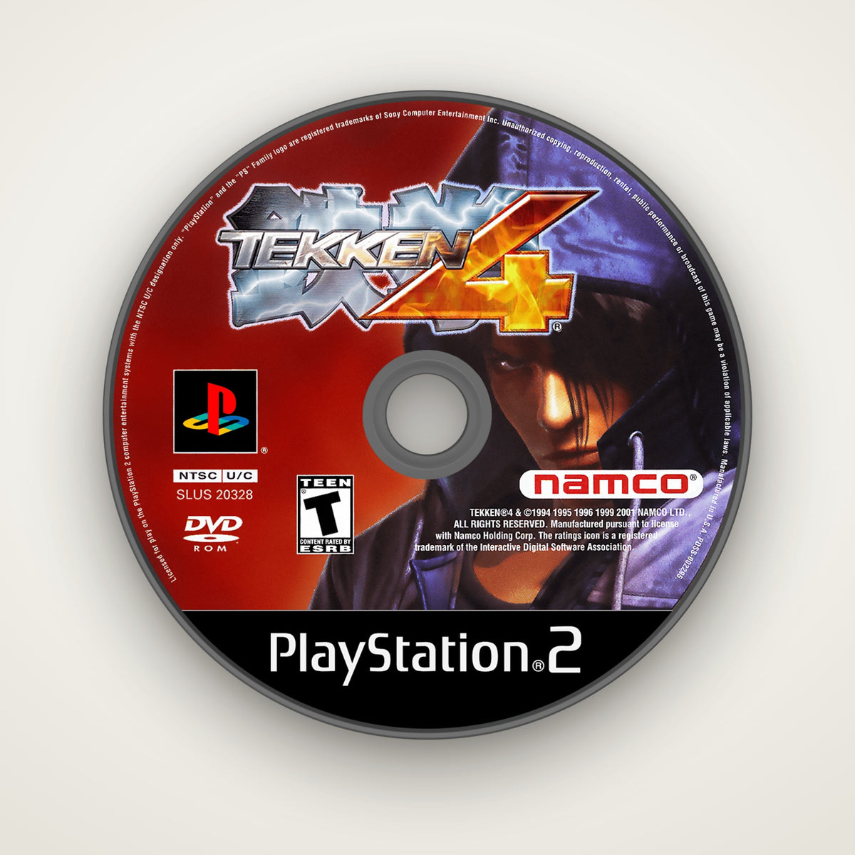 Tekken 4 PS2 disc coaster by KIZUNA