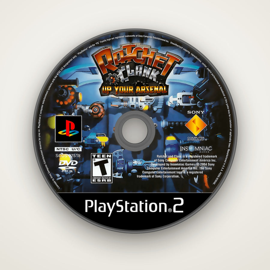 Ratchet & Clank: Up Your Arsenal PS2 disc coaster by KIZUNA