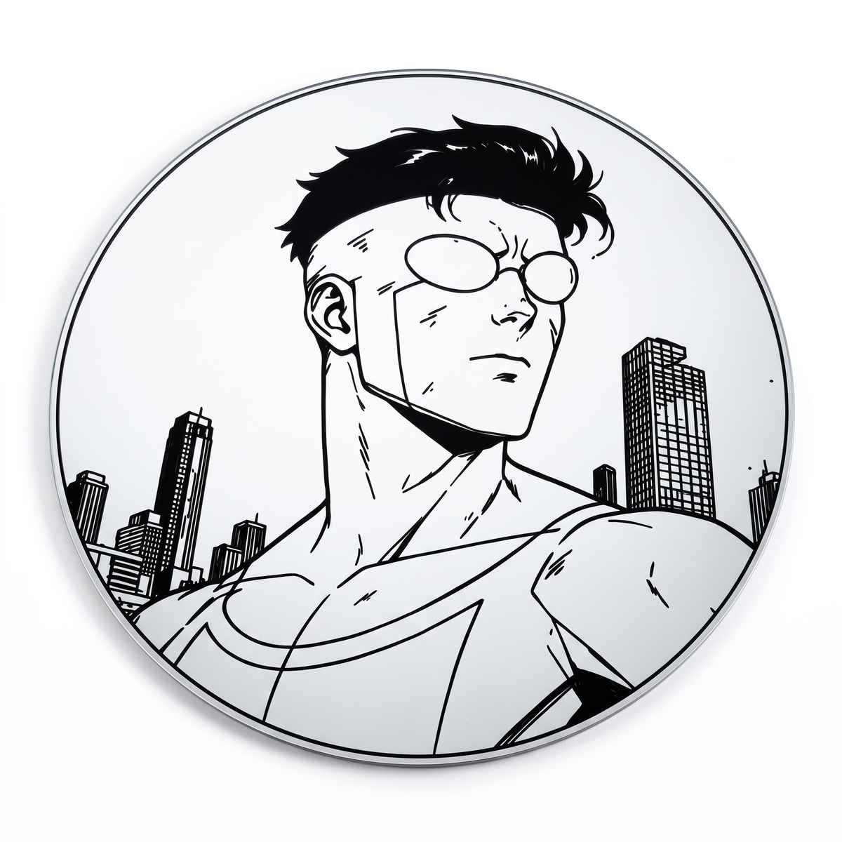 Invincible anime wall mirror by KIZUNA