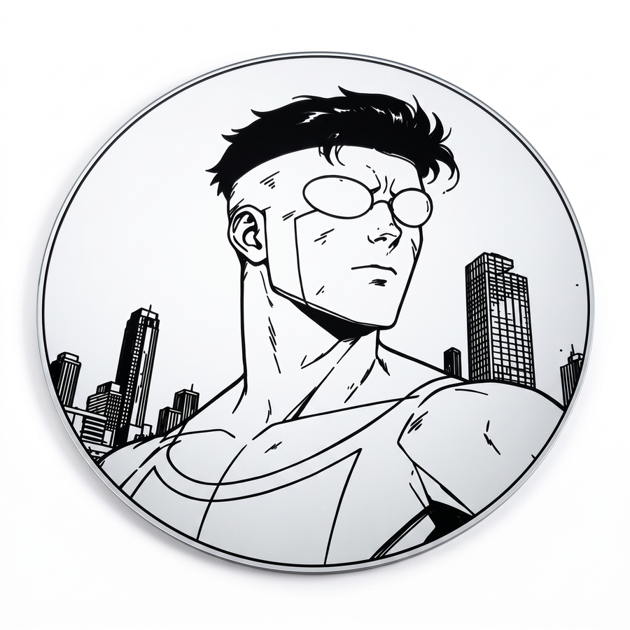Invincible anime wall mirror by KIZUNA