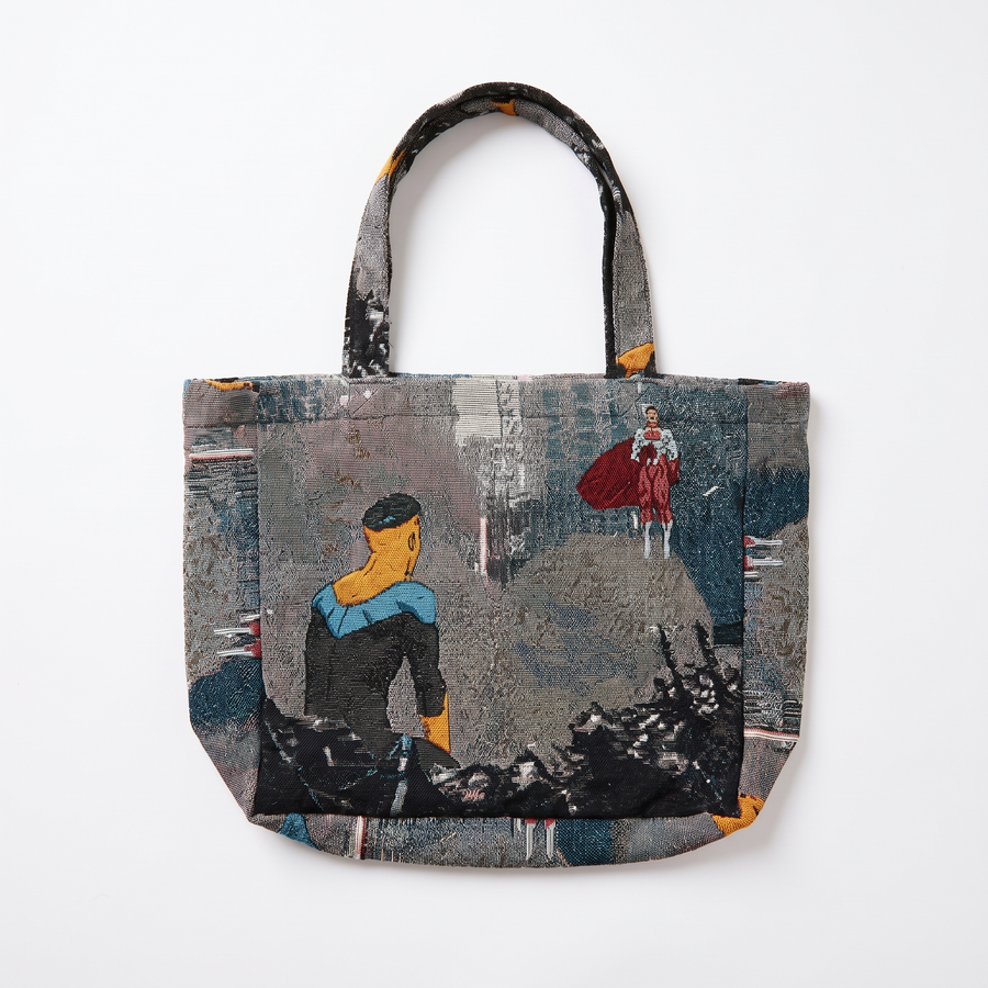 Father + Son anime canvas tote bag by KIZUNA — view 1